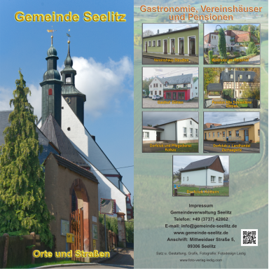 Eine Broschüre der Gemeinde Seelitz 